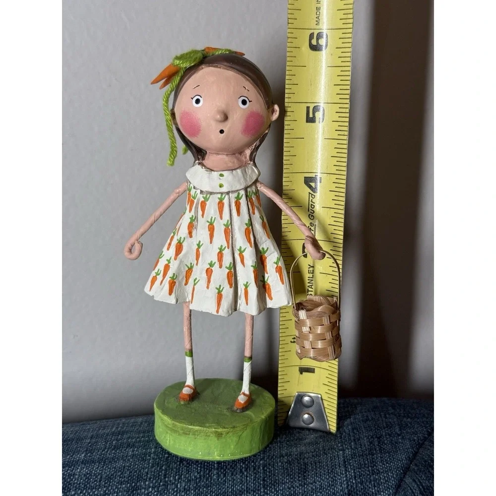 Chrissy Carrot Lori Mitchell ESC Trading Easter Girl Figurine Basket Retired HTF